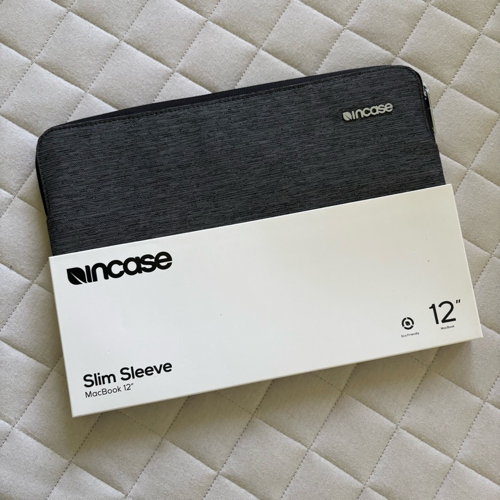 Incase Charcoal Slim Sleeve for MacBook 12"